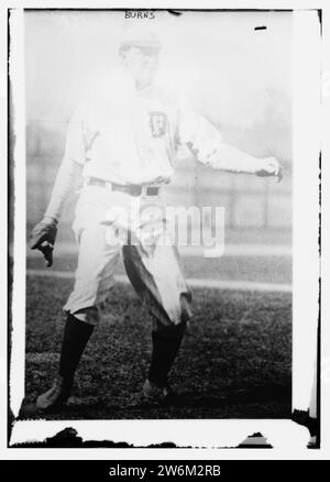 William T. ''Bill'' Burns, Detroit, AL (baseball) Foto Stock