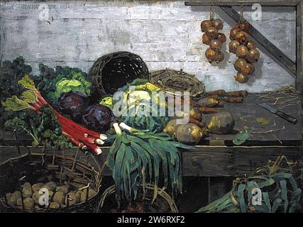 William York MacGregor - The Vegetable Stall 1884. Foto Stock