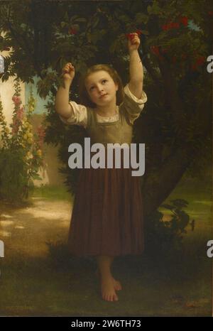 William-Adolphe Bouguereau - il vimini di ciliegio Foto Stock