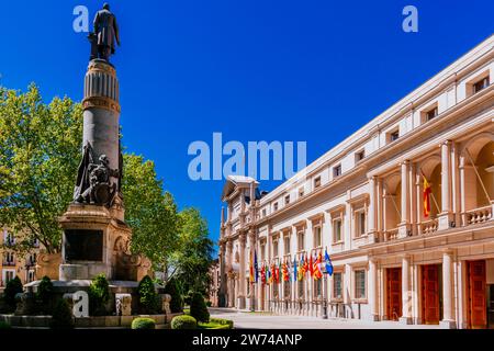 Palacio del Senado - Palazzo del Senato è la sede del Senato di Spagna, la camera alta delle Cortes Generales, il parlamento nazionale di Spai Foto Stock