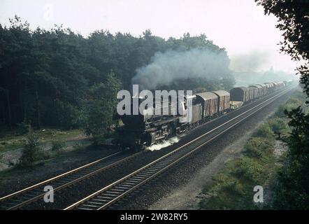 Una settimana nell'ottobre 1970 in Germania Ovest fotografando locomotive a vapore Foto Stock