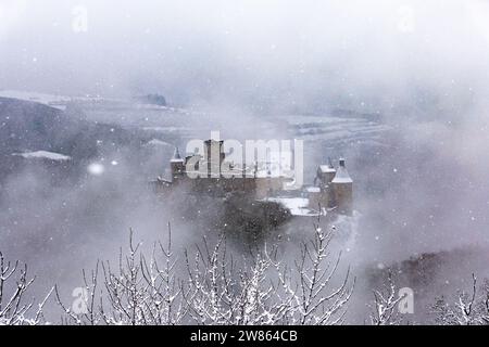 Castello nel cielo - Lussemburgo Foto Stock