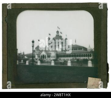 Scivoli della lanterna World's Columbian Exposition, edificio della pesca, ingresso Foto Stock