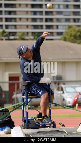 Wounded Warrior Pacific Trials 121115 Foto Stock