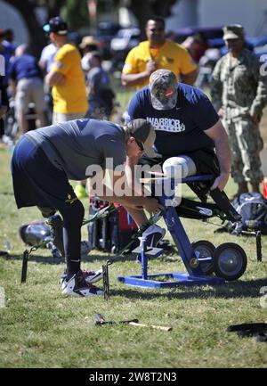 Wounded Warrior Pacific Trials a Pearl Harbor 150309 Foto Stock