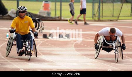 Wounded Warrior Pacific Trials 121115 Foto Stock