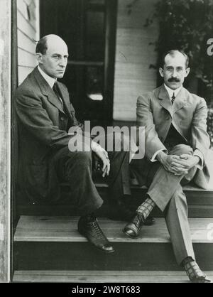 Wright Brothers a casa, 1909. Foto Stock
