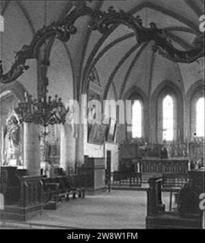 Yvetot-Bocage, Eglise Saint-Georges - Choeur côté nord, Philippe Des Forts. Foto Stock