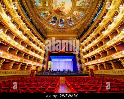 Sala Auditorium del Teatro massimo Vittorio Emanuele - Palermo, Italia Foto Stock