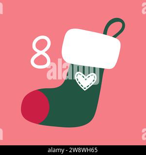 Set di dolci. Biscotti con cioccolato, mandorle e arancia Illustrazione Vettoriale