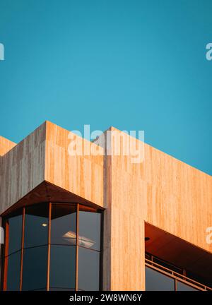 edificio moderno con facciata in coral gables Foto Stock