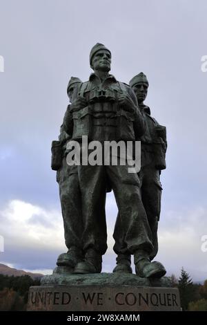 Il Commando Memorial a Spean Bridge, vicino a Fort William, Highlands scozzesi, Scotland, Regno Unito Foto Stock