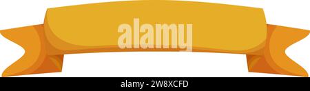 St Nastro arancione per le festività del Patricks Day Illustrazione Vettoriale