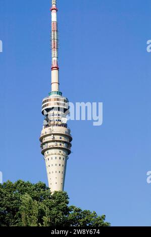 Torre della televisione di Dresda Foto Stock