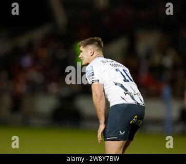 22 dicembre 2023; Salford Community Stadium, Salford, Lancashire, Inghilterra; Gallagher Premiership Rugby, sale Sharks versus Saracens; Owen Farrell (c) di Saracens Credit: Action Plus Sports Images/Alamy Live News Foto Stock