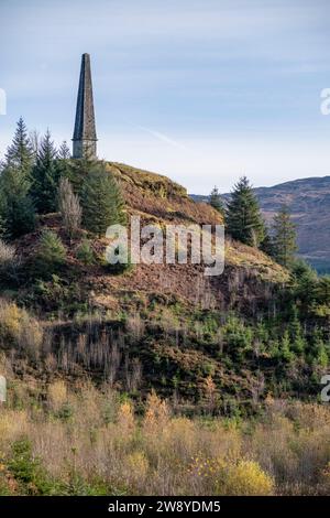Murray's Monument, Newton Stewart, Dumfries e Galloway, Scozia, Regno Unito Foto Stock