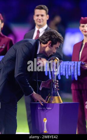 Kaka durante la finale della Coppa del mondo per club FIFA 2023 al King Abdullah Sports City Stadium, Jeddah, Arabia Saudita. Data immagine: Venerdì 22 dicembre 2023. Foto Stock