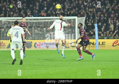 Salerno, Italia. 22 dicembre 2023. In serie A tra US Salernitana 1919 vs AC Milan allo Stadio Arechi credito: Agenzia fotografica indipendente/Alamy Live News Foto Stock