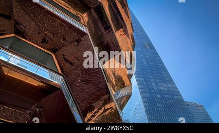 Vessel (TKA) è una struttura e attrazione turistica costruita come parte del Hudson Yards Redevelopment Project a Manhattan, New York City Foto Stock