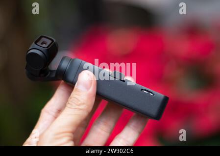 HCMC, VN - dicembre 2023. Dispositivo Osmo Pocket DJI Foto Stock