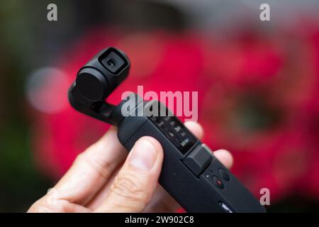 HCMC, VN - dicembre 2023. Dispositivo Osmo Pocket DJI Foto Stock