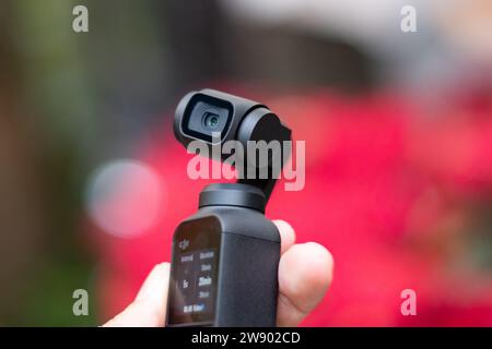 HCMC, VN - dicembre 2023. Dispositivo Osmo Pocket DJI Foto Stock