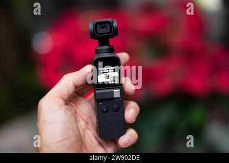 HCMC, VN - dicembre 2023. Dispositivo Osmo Pocket DJI Foto Stock