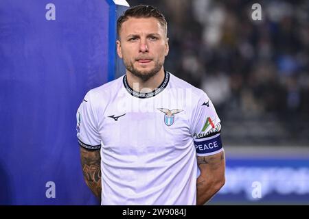 Empoli, Italia. 22 dicembre 2023. L'attaccante della SS lazio Ciro immobile durante l'Empoli FC vs SS Lazio, partita di calcio di serie A ad Empoli, Italia, 22 dicembre 2023 crediti: Agenzia fotografica indipendente/Alamy Live News Foto Stock