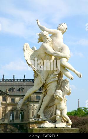 Grande giardino in plastica a tempo per derubare la bellezza Foto Stock