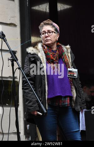 Le CDK-F et plusieurs personnalités de gauche ont demandé la vérité sur le triple assassinat de la rue d'Enghein non reconnu comme attentat terroriste Foto Stock