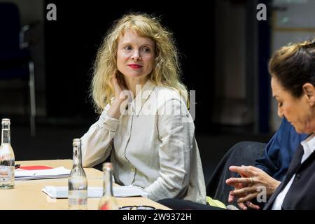 Charlotte Schwab (König Lear), 72. Bad Hersfelder Festspiele: Probenbeginn 'König Lear', 16. Mai 2023, Bad Hersfeld / Assia / Deutschland, foto: Kars Foto Stock