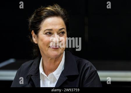 Charlotte Schwab (König Lear), 72. Bad Hersfelder Festspiele: Probenbeginn 'König Lear', 16. Mai 2023, Bad Hersfeld / Assia / Deutschland, foto: Kars Foto Stock