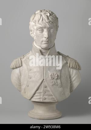 Busto di Luigi Napoleone, re d'Olanda, Pierre Cartellier, busto del 1806. Figura Busto di Luigi Napoleone, re d'Olanda. gesso Foto Stock