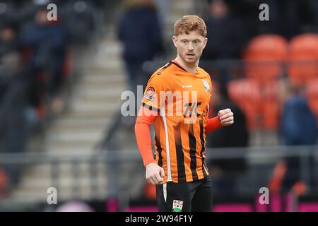 Dale Gorman di Barnet durante Barnet vs Boreham Wood, Vanarama National League Football all'Hive Stadium il 23 dicembre 2023 Foto Stock