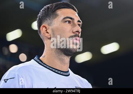 Empoli, Italia. 22 dicembre 2023. Il centrocampista della SS lazio Mattia Zaccagni durante l'Empoli FC vs SS Lazio, partita di serie A A Empoli, Italia, 22 dicembre 2023 crediti: Agenzia fotografica indipendente/Alamy Live News Foto Stock