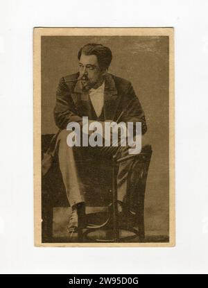 Konstantin Stanislavski nella commedia Uncle Vanya (in russo: Дядя Ваня) è un'opera teatrale del drammaturgo russo Anton Chekhov. Vecchia cartolina d'epoca dell'URSS, anni '1920 Foto Stock