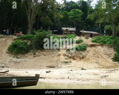 Tribù nel parco nazionale di Taman Negara, Malesia Foto Stock