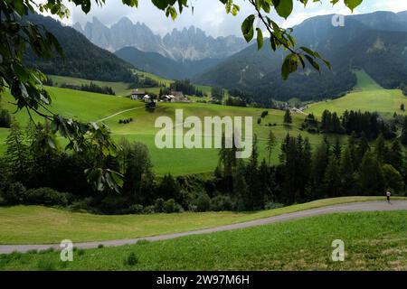 Magdalenaweg, 39040 Santa Maddalena alta, Südtirol Foto Stock