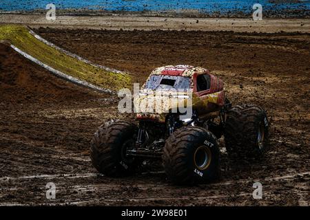 Monster truck da Monsterjam a la Plata Buenos Aires Foto Stock