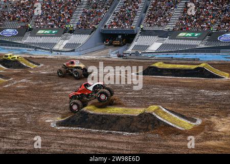 Monster truck da Monsterjam a la Plata Buenos Aires Foto Stock