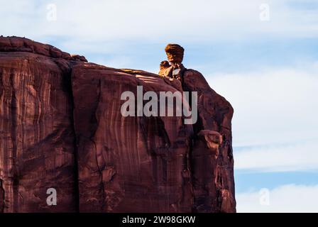 Un panorama mozzafiato dell'Arches National Park nello Utah Foto Stock