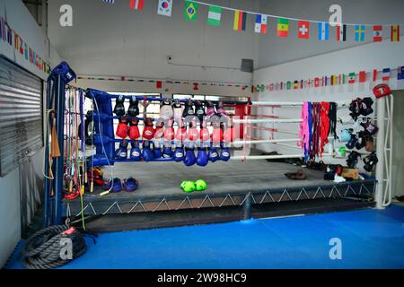 CK Boxing Gym Bangkok Thailandia Foto Stock