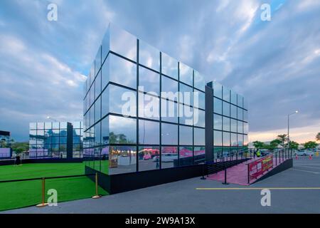 Doha, Qatar - 17 dicembre 2023: L'esposizione internazionale dell'orticoltura 2023 si tiene a Doha Bidda Park in Qatar Foto Stock