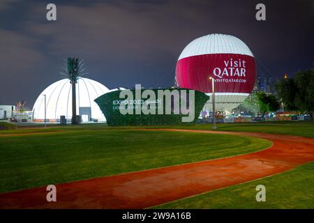 Doha, Qatar - 17 dicembre 2023: L'esposizione internazionale dell'orticoltura 2023 si tiene a Doha Bidda Park in Qatar Foto Stock
