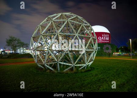 Doha, Qatar - 17 dicembre 2023: L'esposizione internazionale dell'orticoltura 2023 si tiene a Doha Bidda Park in Qatar Foto Stock