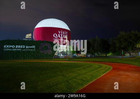 Doha, Qatar - 17 dicembre 2023: L'esposizione internazionale dell'orticoltura 2023 si tiene a Doha Bidda Park in Qatar Foto Stock