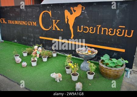 CK Boxing Gym Bangkok Thailandia Foto Stock