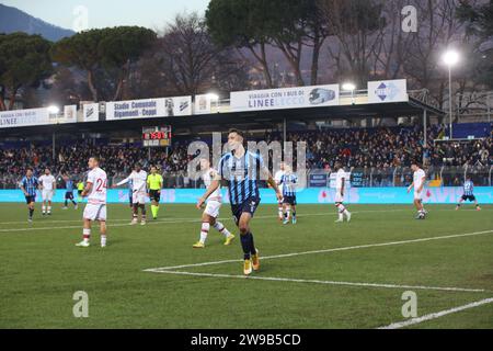 Lecco, Italia. 26 dicembre 2023. xx durante il match di serie BKT tra Lecco e Sudtirol allo Stadio Mario Rigamonti-Mario ceppi il 26 dicembre 2023 a Lecco, Italia. (Foto di Matteo Bonacina/LiveMedia) Credit: Independent Photo Agency/Alamy Live News Foto Stock