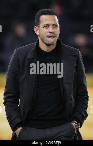 Hull, Regno Unito. 26 dicembre 2023. Liam Rosenior manager di Hull City durante la partita del campionato Sky Bet Hull City vs Sunderland al MKM Stadium di Hull, Regno Unito, 26 dicembre 2023 (foto di James Heaton/News Images) a Hull, Regno Unito il 26/12/2023. (Foto di James Heaton/News Images/Sipa USA) credito: SIPA USA/Alamy Live News Foto Stock