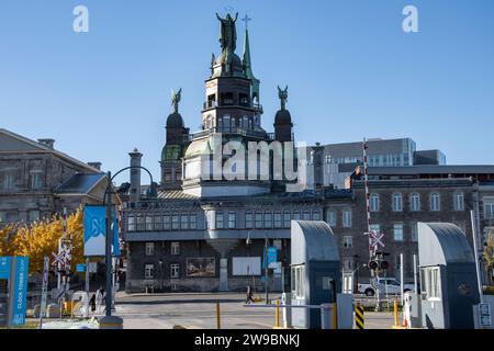 Sailor's Church a vieux Montreal, Quebec, Canada Foto Stock